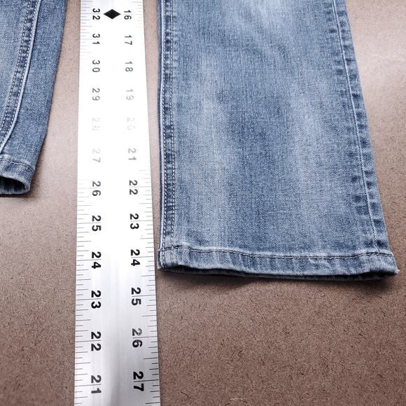 Hudson Jeans Womens 10 Medium Wash Blue Straight Leg Stretch Trendy - Picture 6 of 13